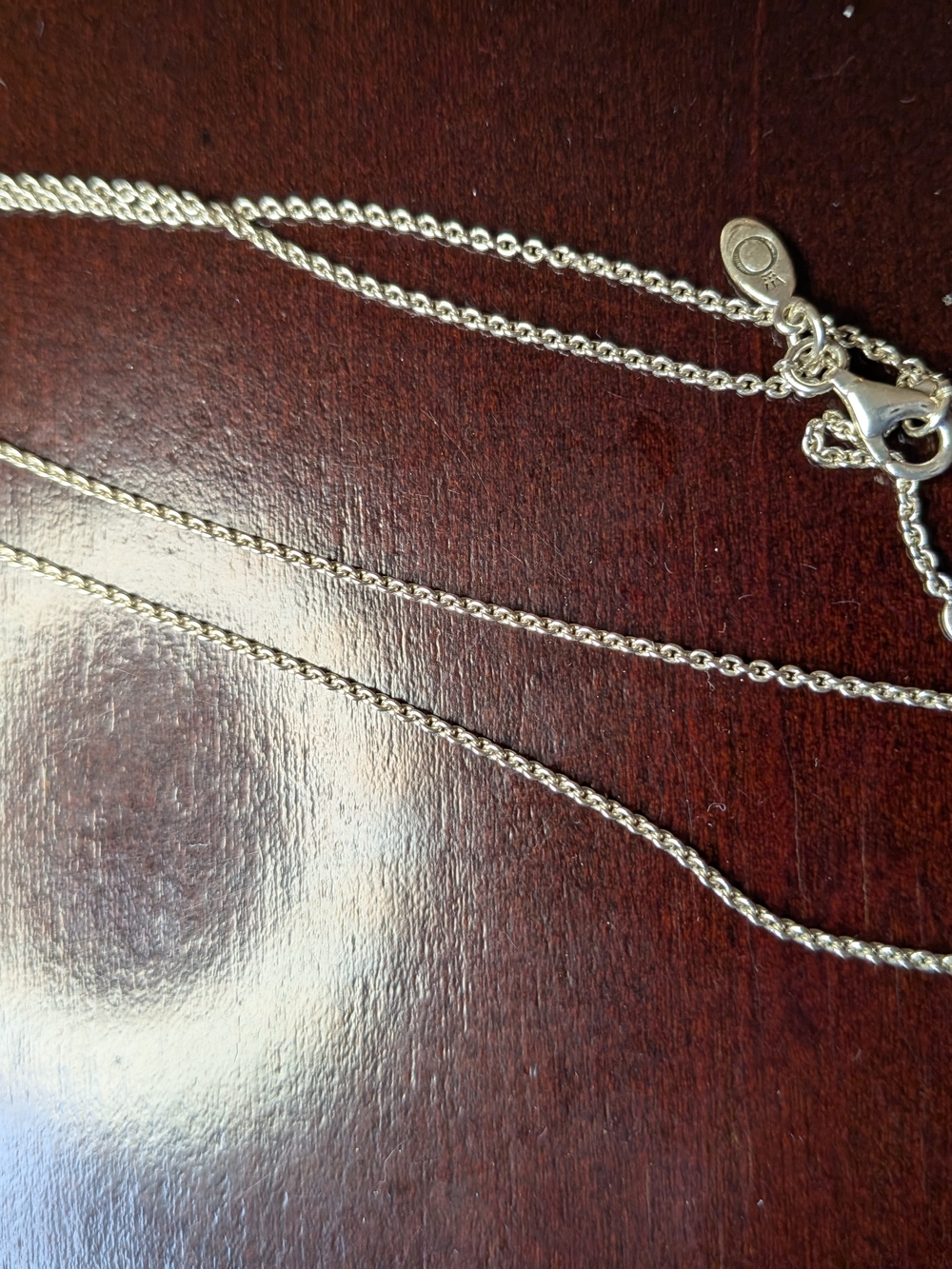 Pandora Silver 925 ALE Love Necklace with Crystals from Valentine's - Picture 4 of 8